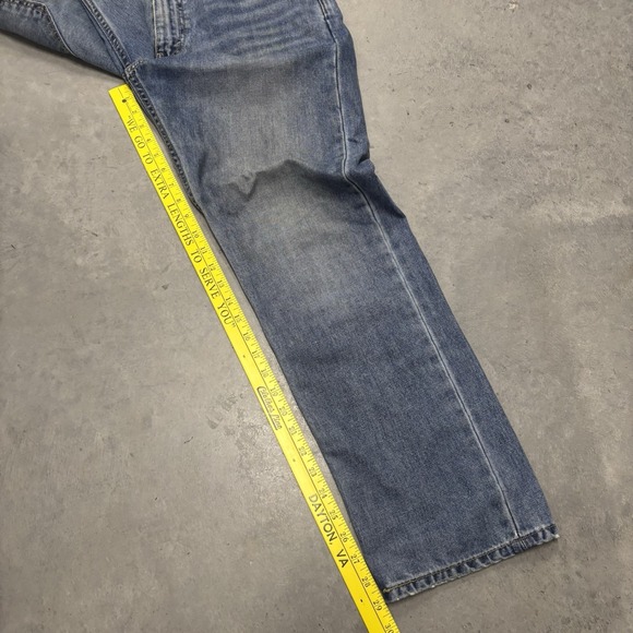 Levi's 505‎ Men Jeans 34x30 Blue Denim Straight Regular Fit Medium Wash Casual - Picture 4 of 7